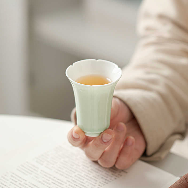 Delicate Sunflower Mouth Tea Cup Set - Japanese-style Aroma