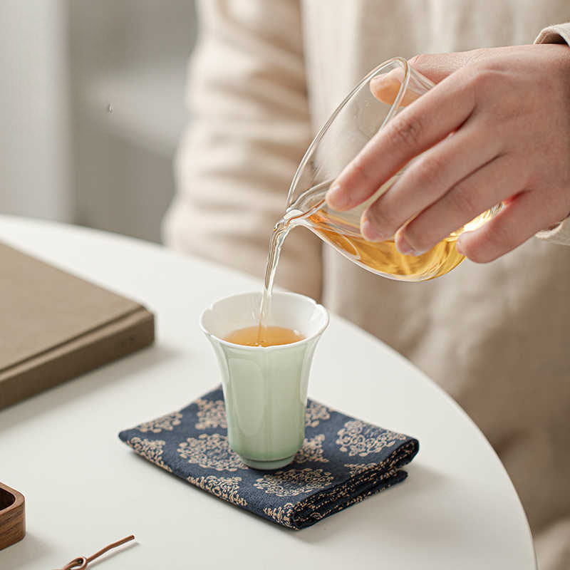 Delicate Sunflower Mouth Tea Cup Set - Japanese-style Aroma