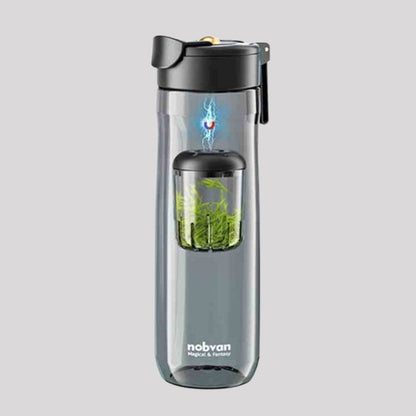 Nobvan Magnetic Tea Infuser Bottle with Tea Compartment - BPA Free