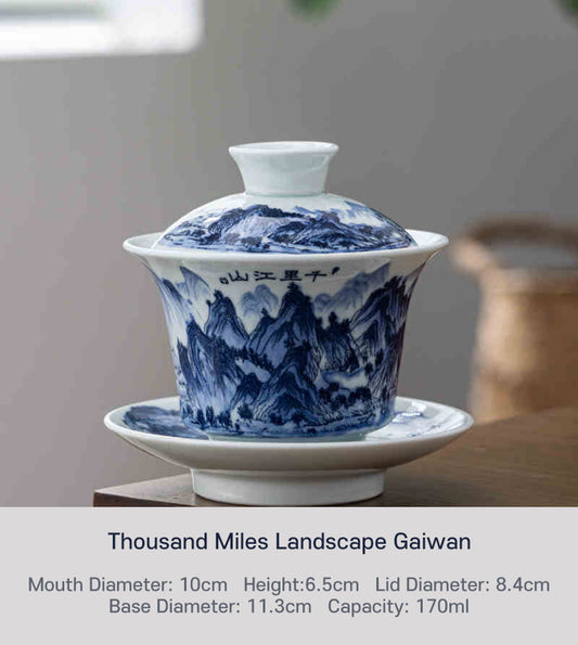 Thousand Miles Landscape Gaiwan